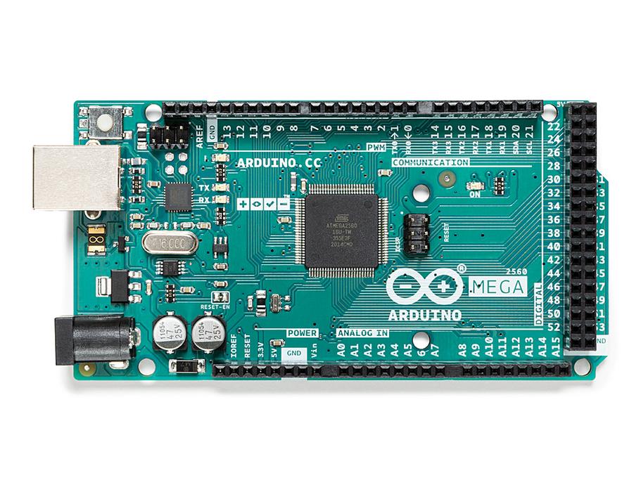 Figure 6. The Arduino Mega 2560 board.